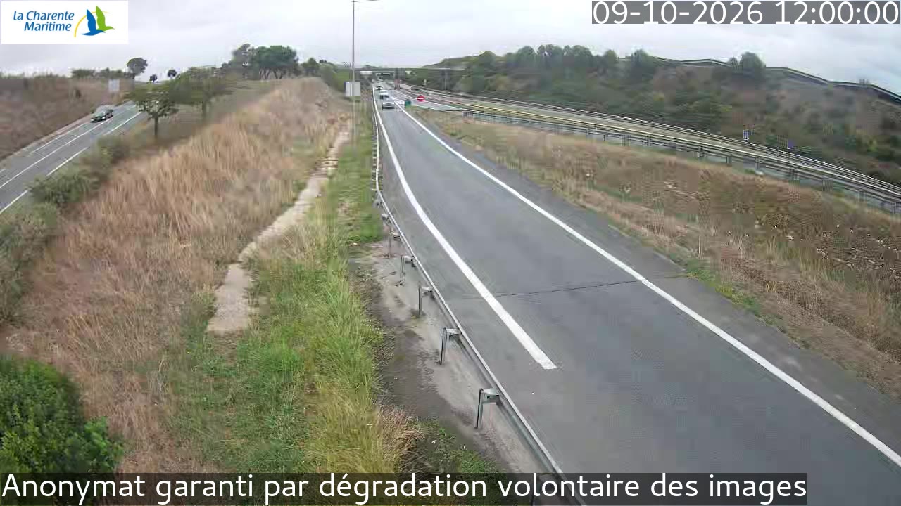 Caméra trafic — 1 km avant le pont