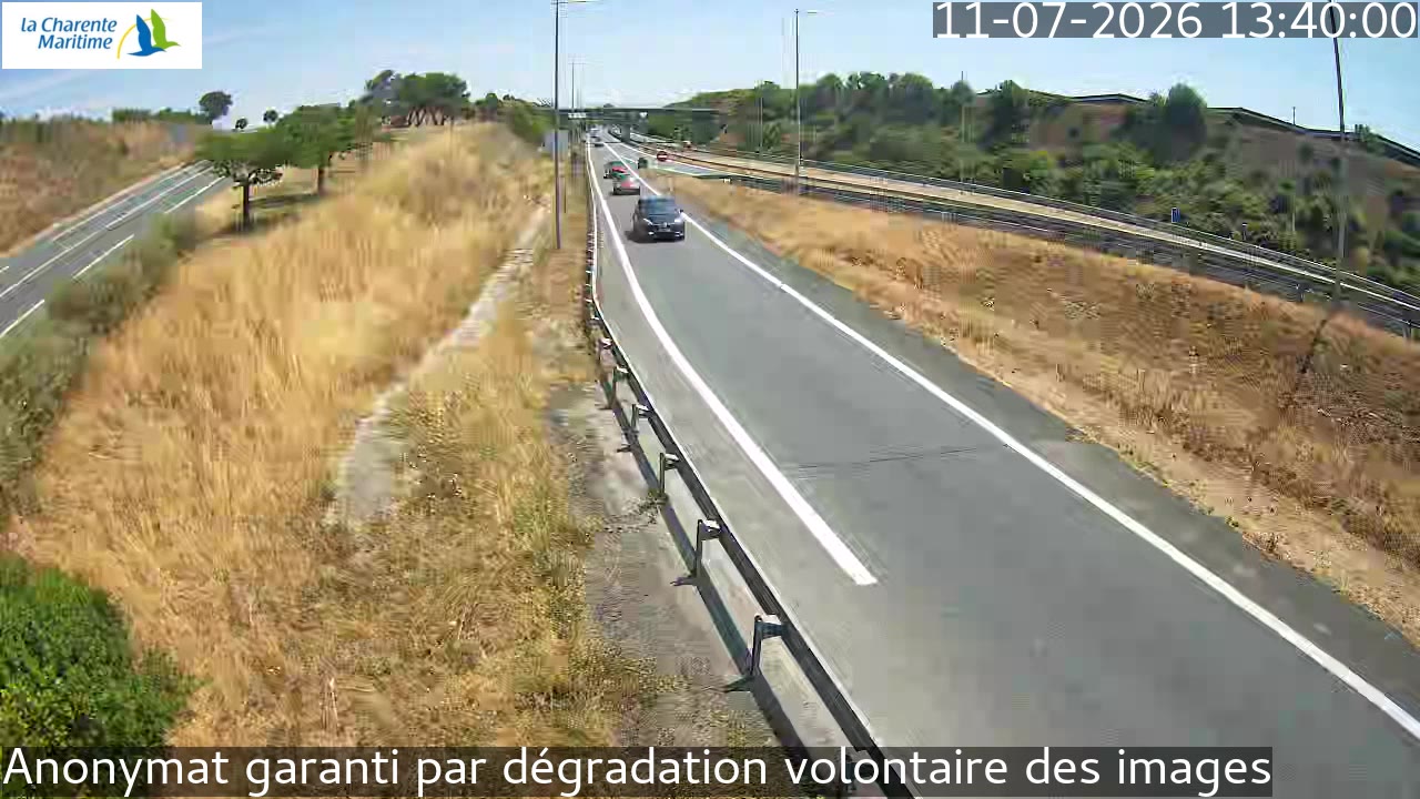 Caméra trafic — 1 km avant le pont