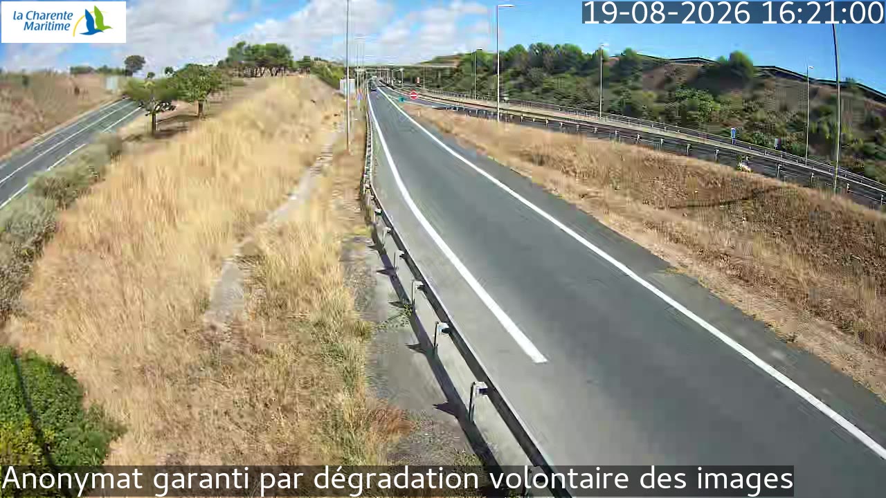 Caméra trafic — 1 km avant le pont