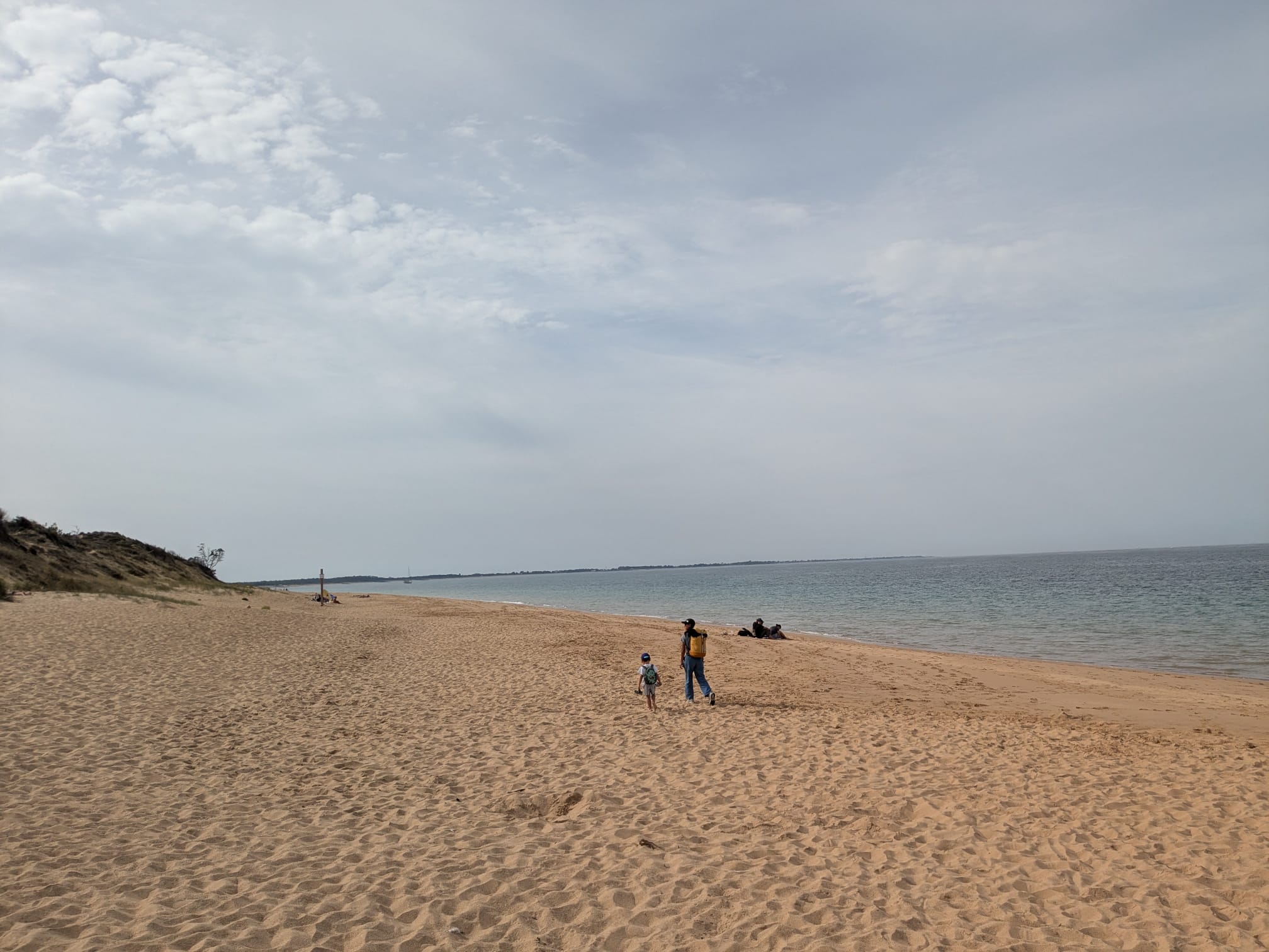 Balade en famille sur la plage de Boyardville